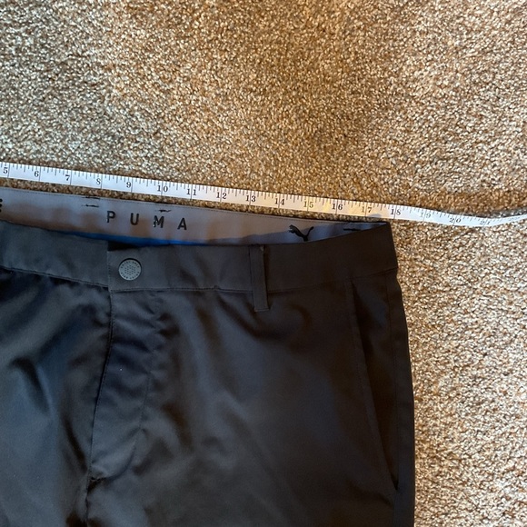 Puma Men's Black Golf Pants. Size 37X32 - Picture 5 of 7